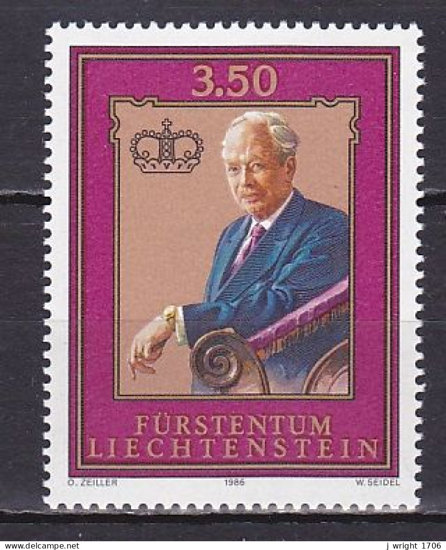 Liechtenstein, 1986, Prince Franz Josef II 80th Birthday, 3.50Fr, MNH - Nuovi