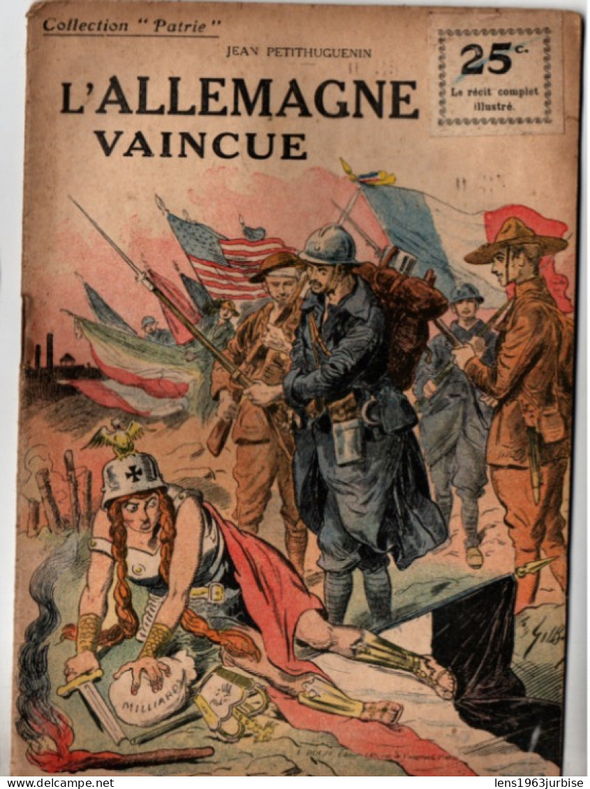 L'allemagne Vaincue , Guerre 14 - 18 - Guerra 1914-18