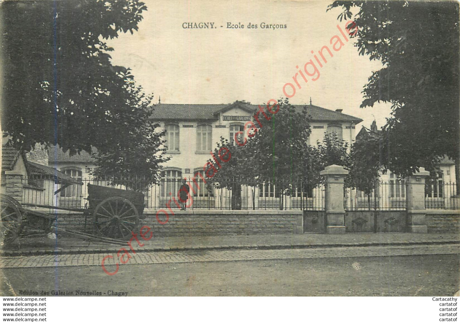 71.  CHAGNY .  Ecole Des Garçons . - Chagny