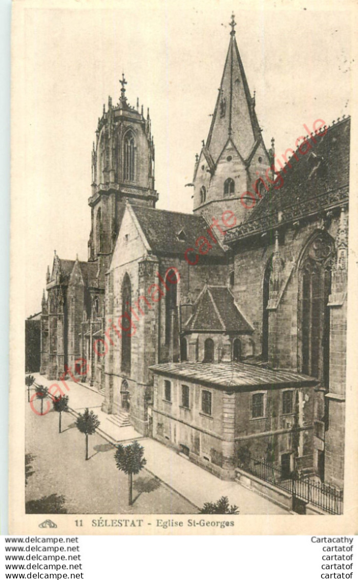 67.  SELESTAT . Eglise St-Georges . - Selestat