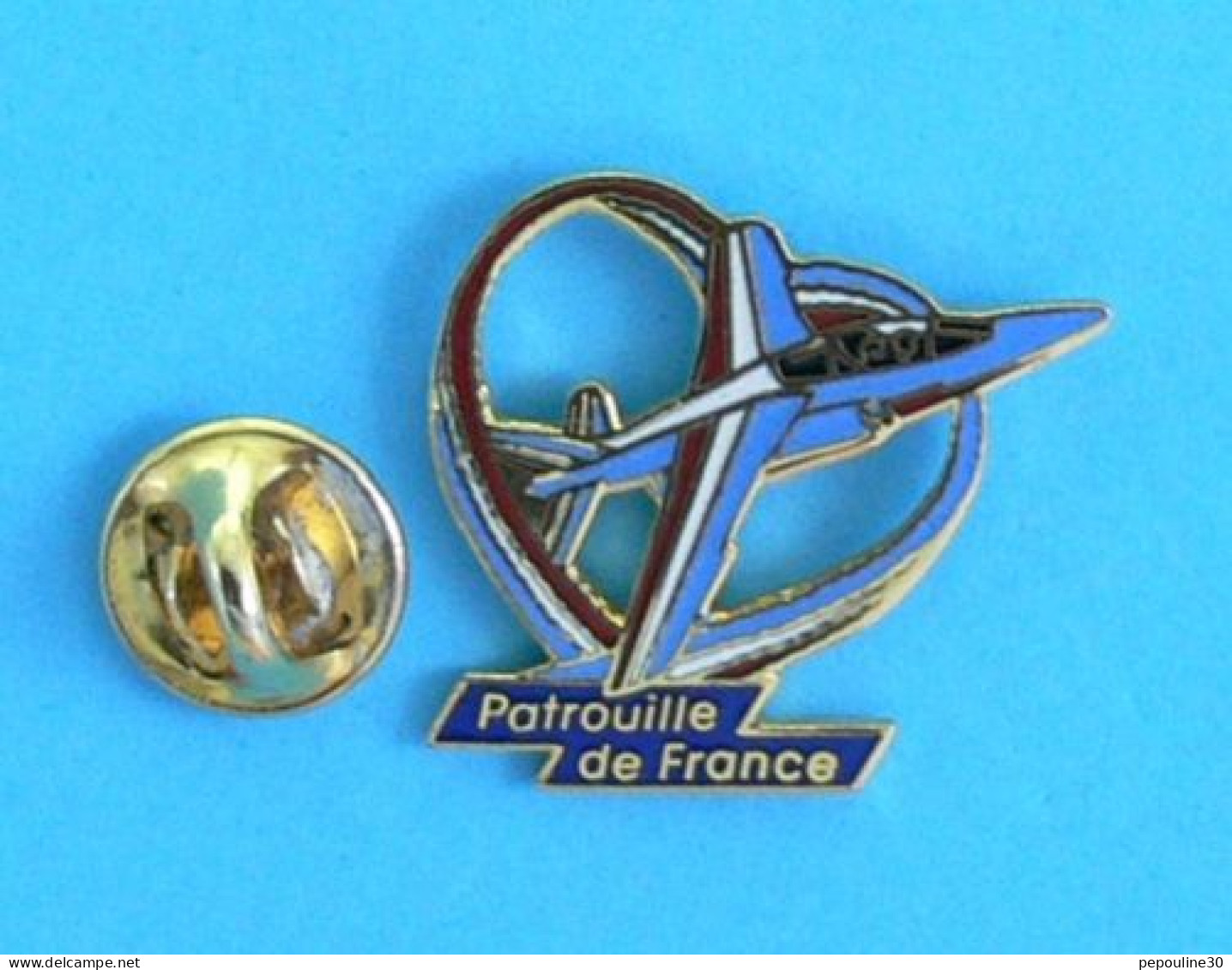 1 PIN'S //   ** ARMÉE DE L'AIR / ALPHAJET VOLTIGE AÉRIENNE / PATROUILLE DE FRANCE ** .(©LMI Paris) - Armee