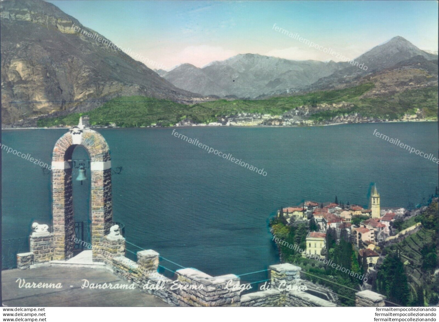 E358 - Cartolina Provincia Di Como - Varenna Panorama Dall'eremo-lago Di Como - Como