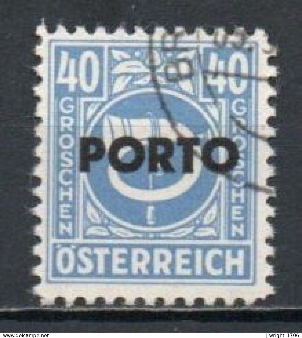 Austria, 1946, Posthorn Overprinted, 40g, CTO - Portomarken