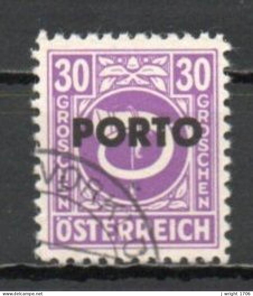 Austria, 1946, Posthorn Overprinted, 30g, CTO - Portomarken