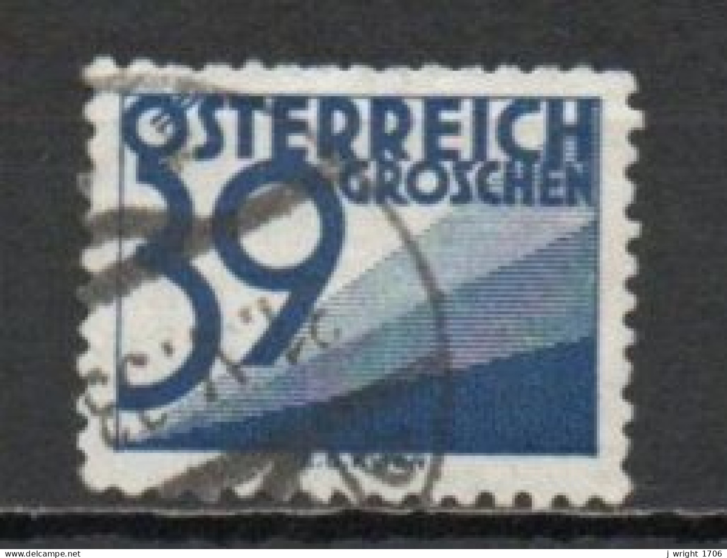 Austria, 1932, Numeral & Triangles, 39g, USED - Portomarken