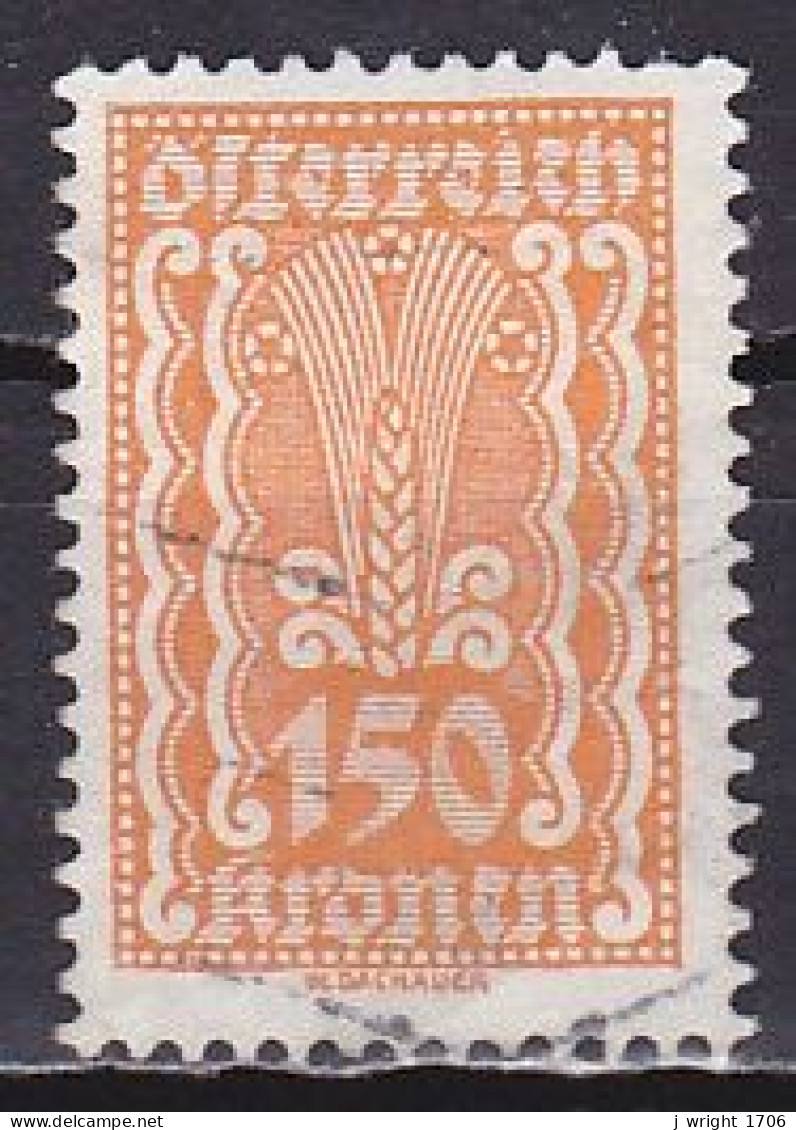 Austria, 1922, Ear Of Corn, 150kr, USED - Used Stamps