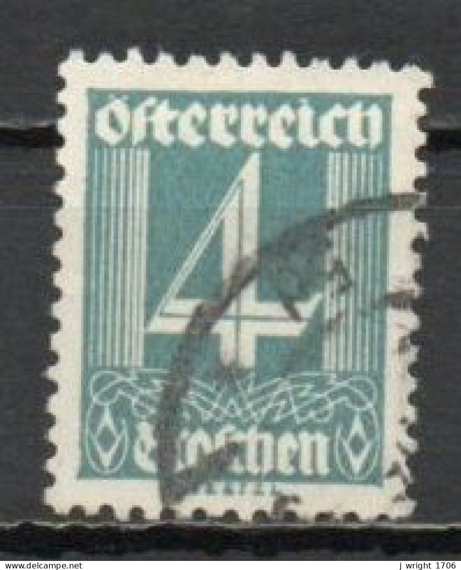 Austria, 1927, Numeral, 4g, USED - Used Stamps