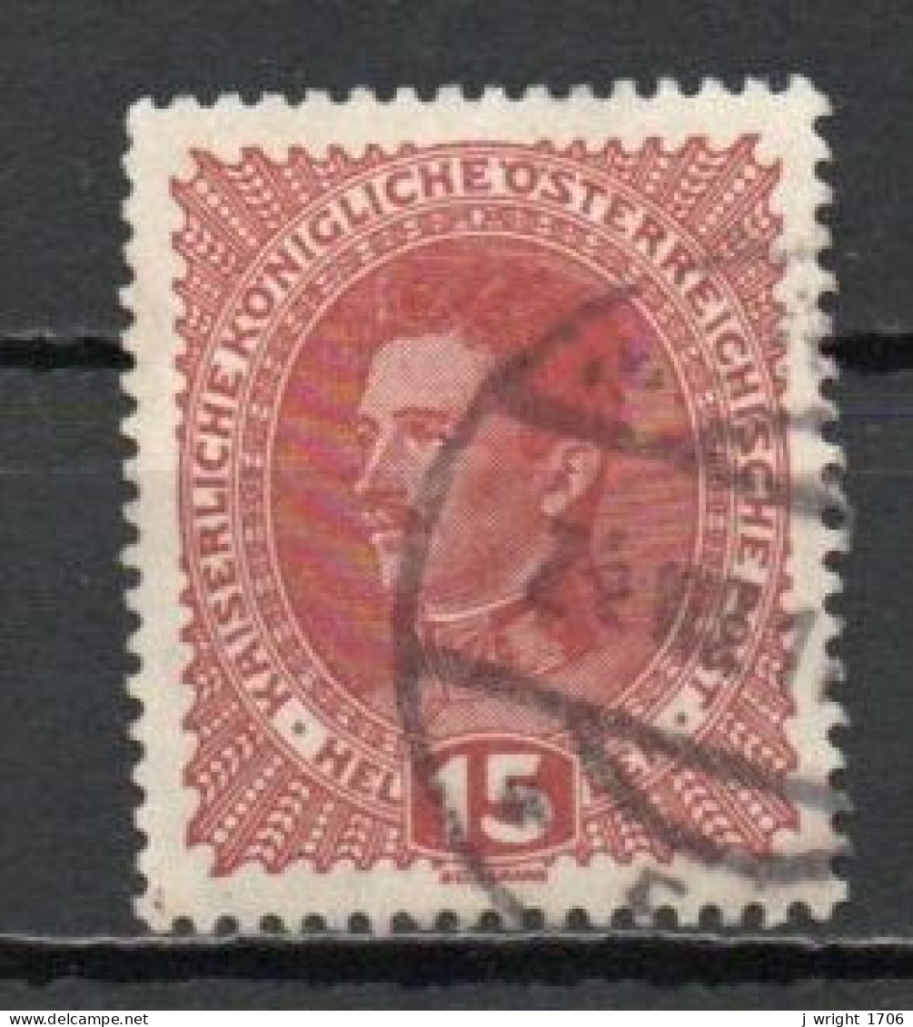 Austria, 1917, Emperor Karl I, 15h, USED - Used Stamps