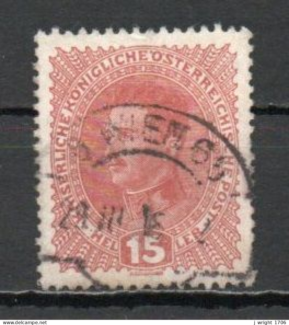 Austria, 1917, Emperor Karl I, 15h, USED - Used Stamps