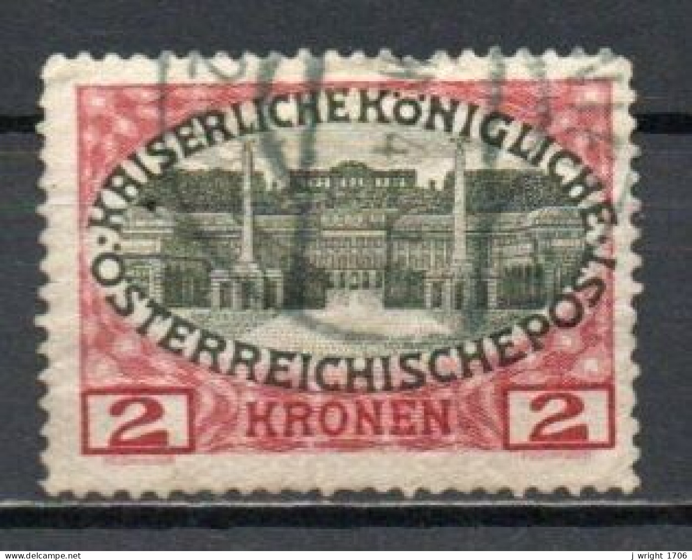 Austria, 1908, Schönbrunn Palace, 2kr, USED - Used Stamps