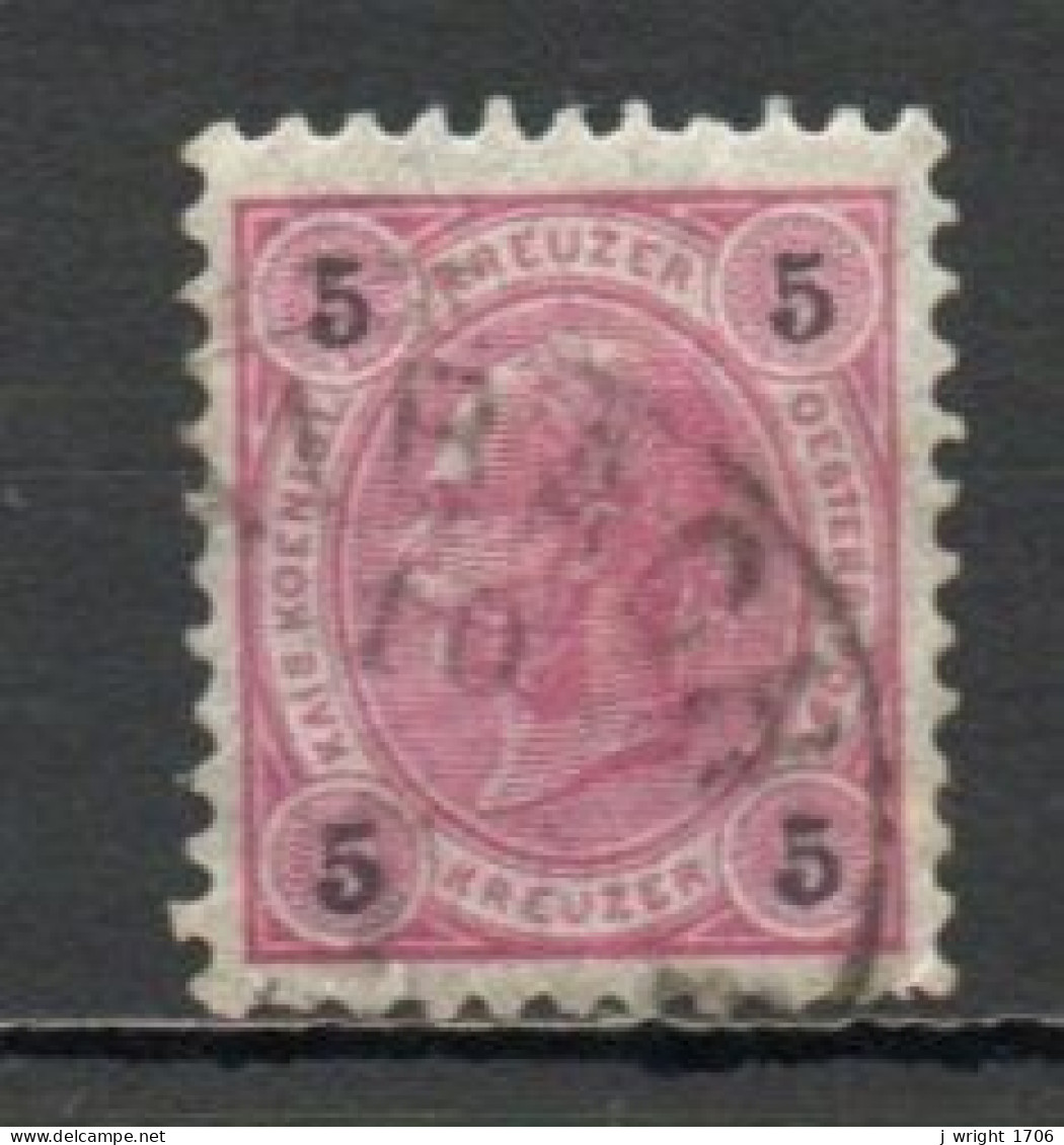 Austria, 1890, Emperor Franz Joseph, 5kr, USED - Gebraucht