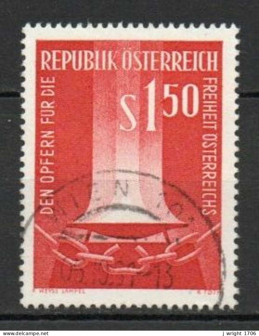 Austria, 1961, Victims In Austria's Fight For Freedom, 1.50s, USED - Used Stamps