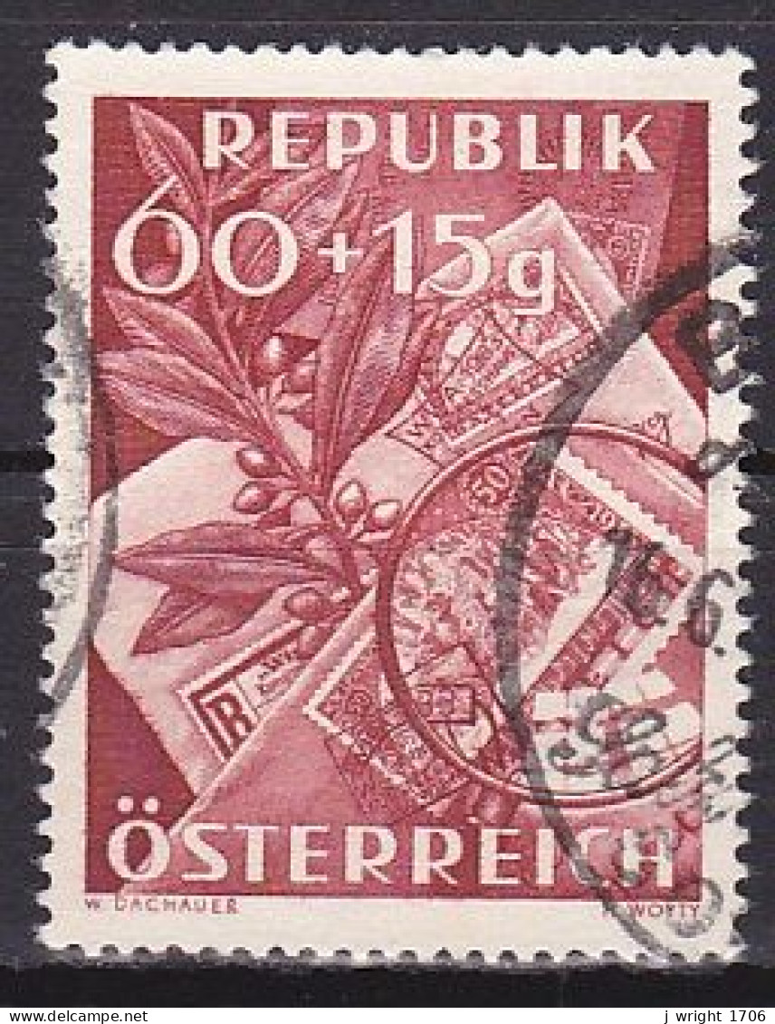 Austria, 1949, Stamp Day, 60g + 15g, USED - Used Stamps