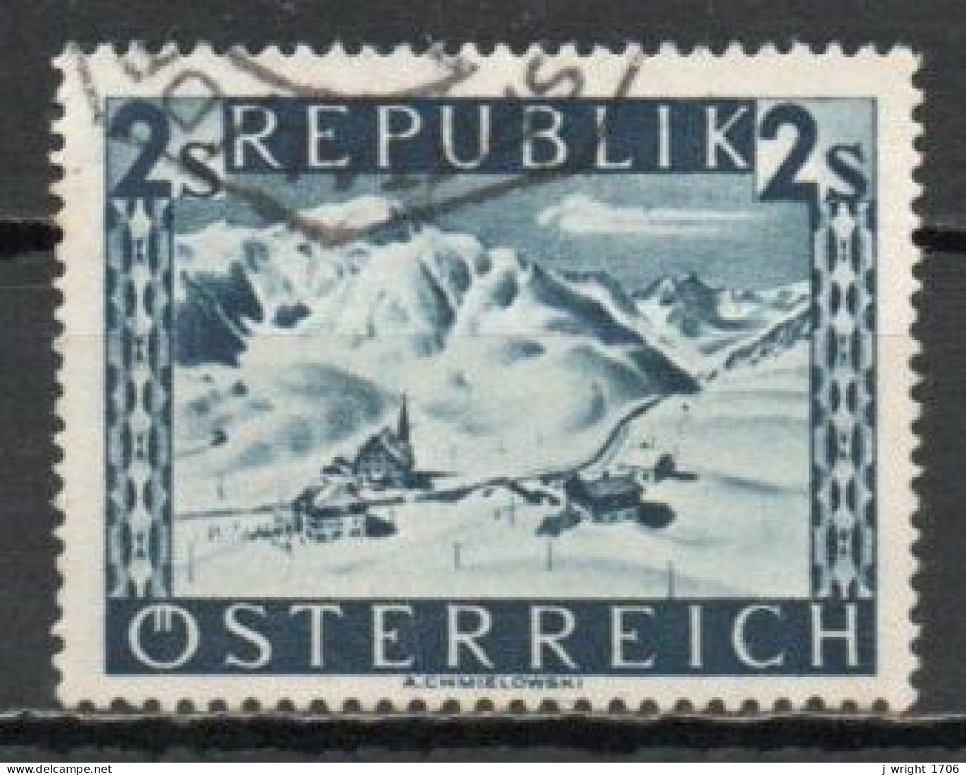 Austria, 1946, Landscapes/St. Christoph Am Arlberg, 2s/Photogravure, USED - Used Stamps