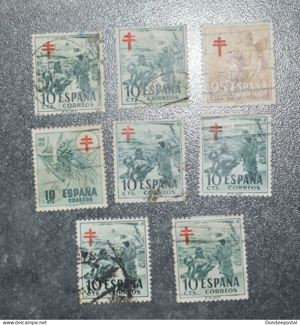 SPAIN  STAMPS Postal Tax 1949 + 51  ~~L@@K~~ - Usati