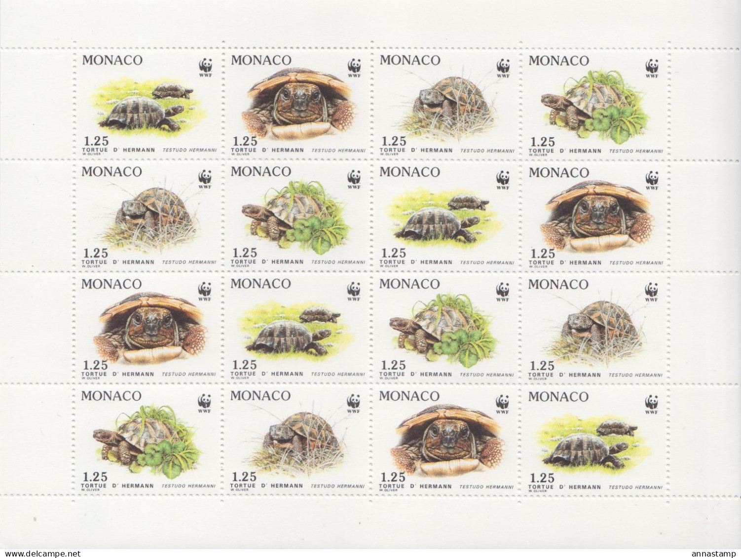 Monaco MNH Sheetlet - Neufs