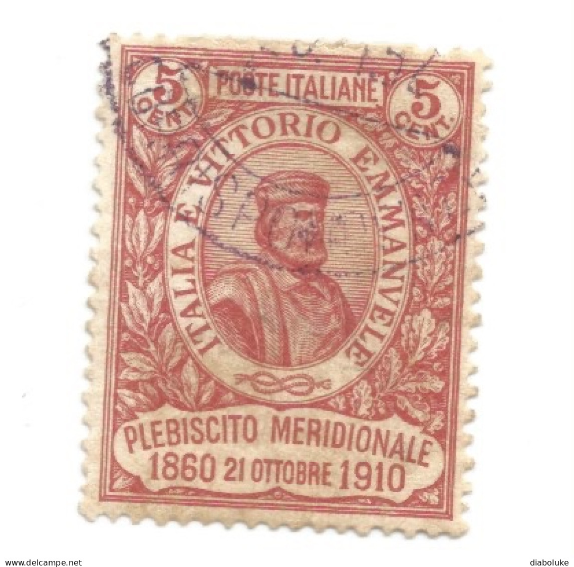 (REGNO D'ITALIA) 1910, RISORGIMENTO E PLEBISCITO, GARIBALDI - Serie Di 4 Francobolli Usati, Annulli Da Periziare - Gebraucht