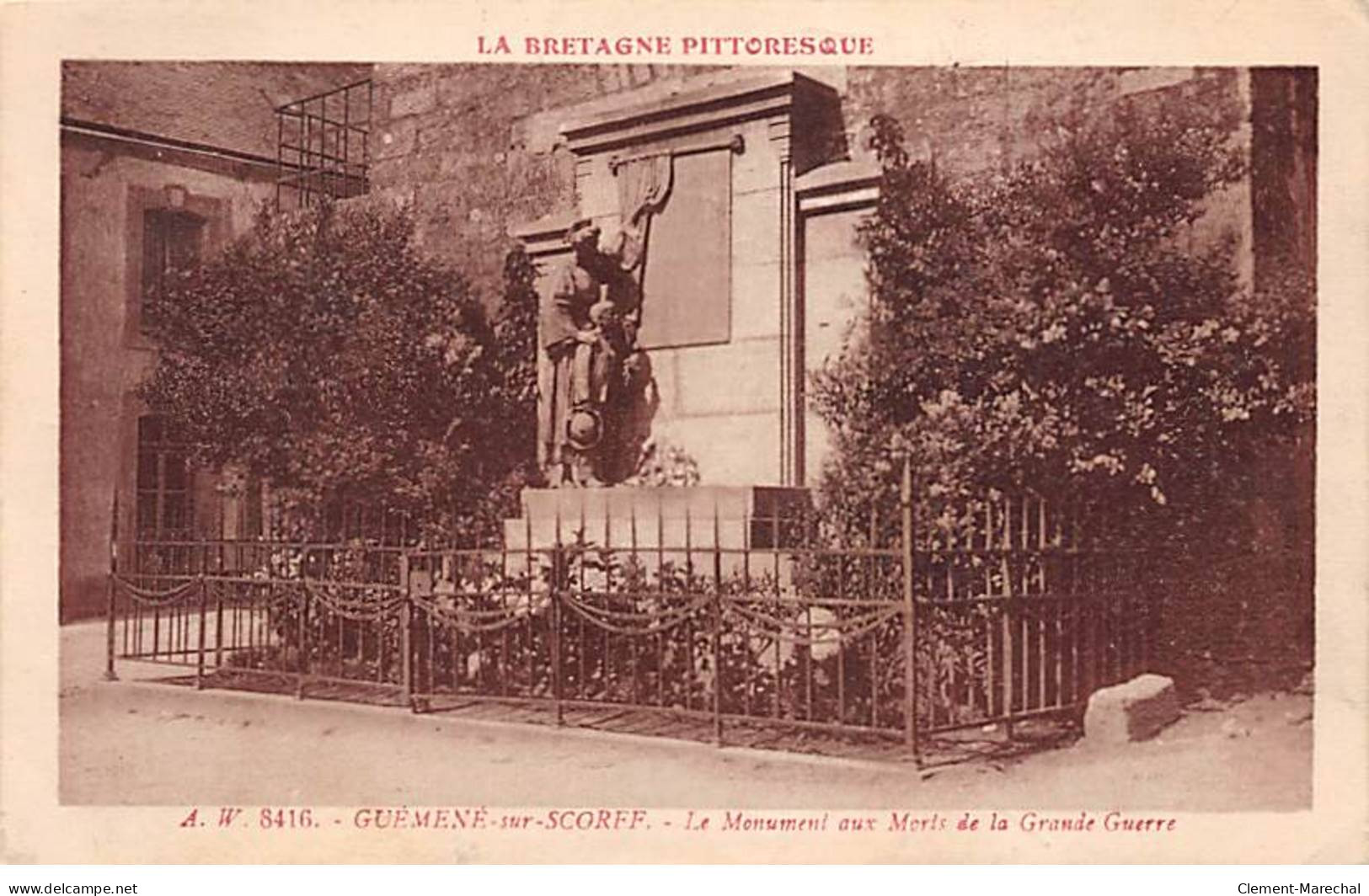 GUEMENE SUR SCORFF - Le Monument Aux Morts - Très Bon état - Guemene Sur Scorff