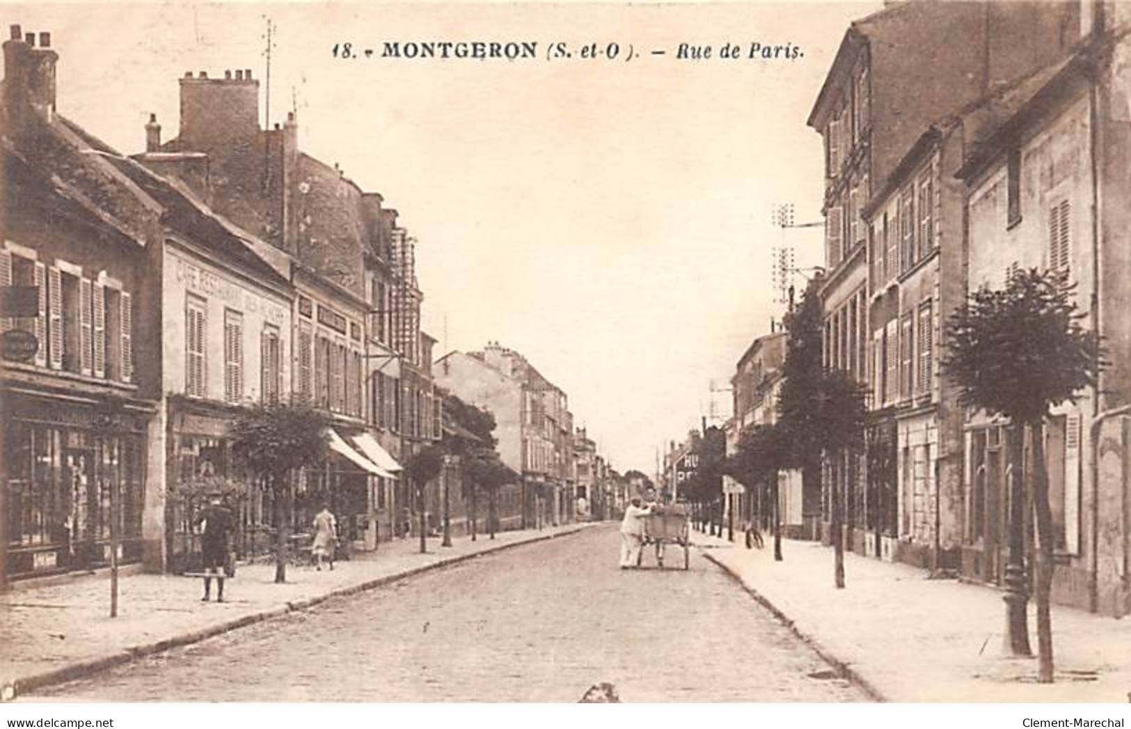 MONTGERON - Rue De Paris - Très Bon état - Montgeron