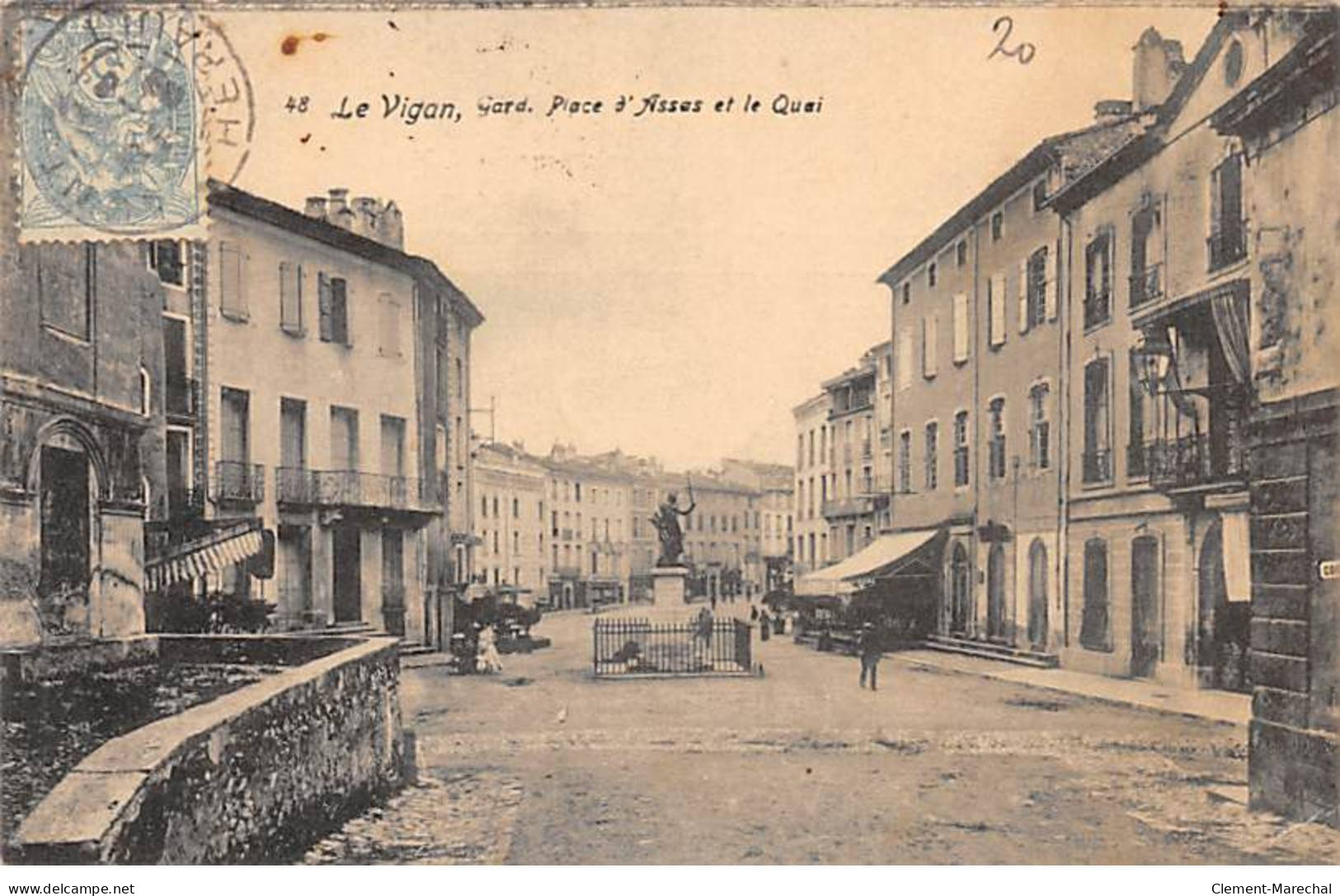 LE VIGAN - Place D'Assas Et Le Quai - Très Bon état - Le Vigan