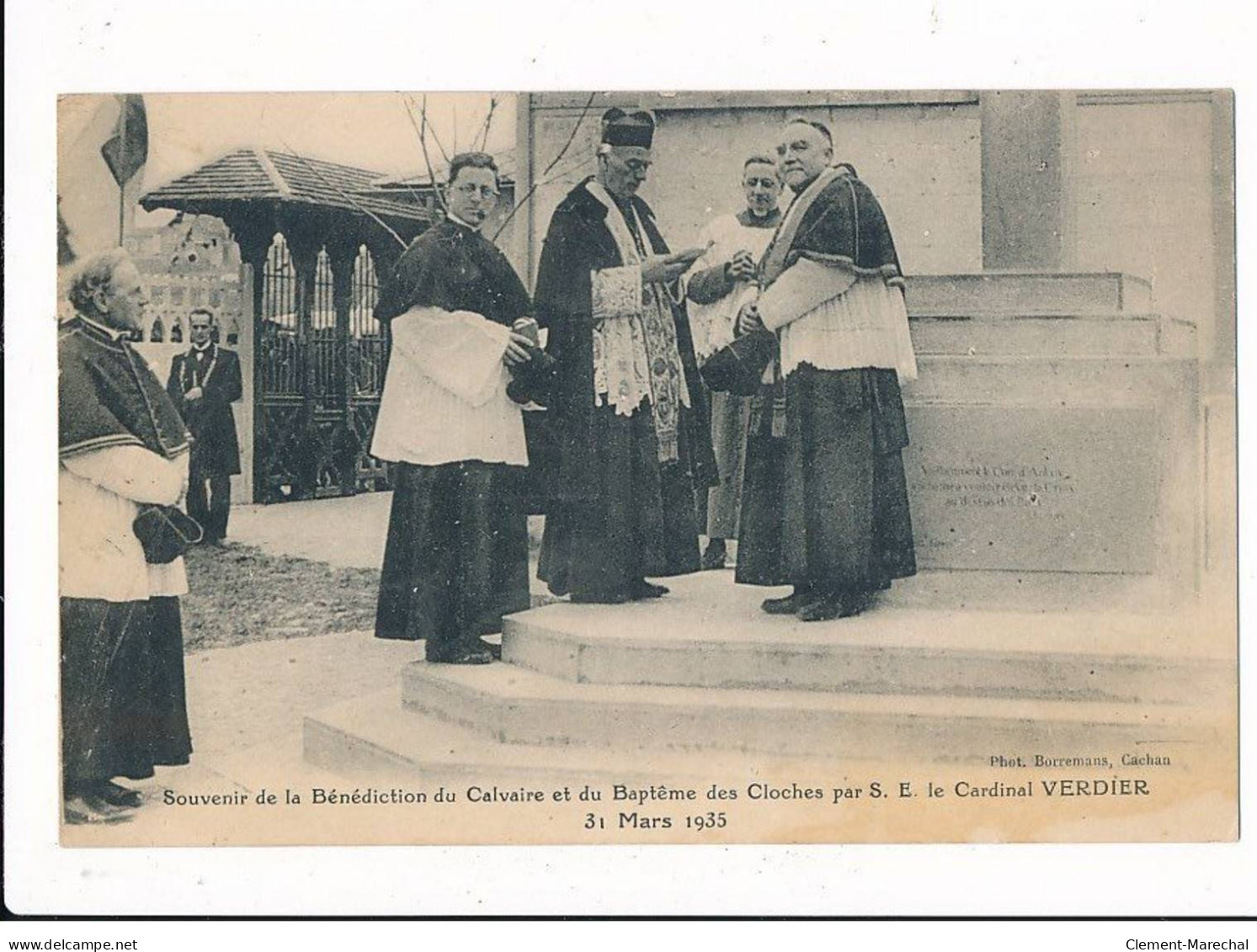 ANTONY : Souvenir De La Bénédiction Du Calvaire Et Du Baptême Des Cloches Par S.E. Cardinal Verdier - Très Bon état - Antony