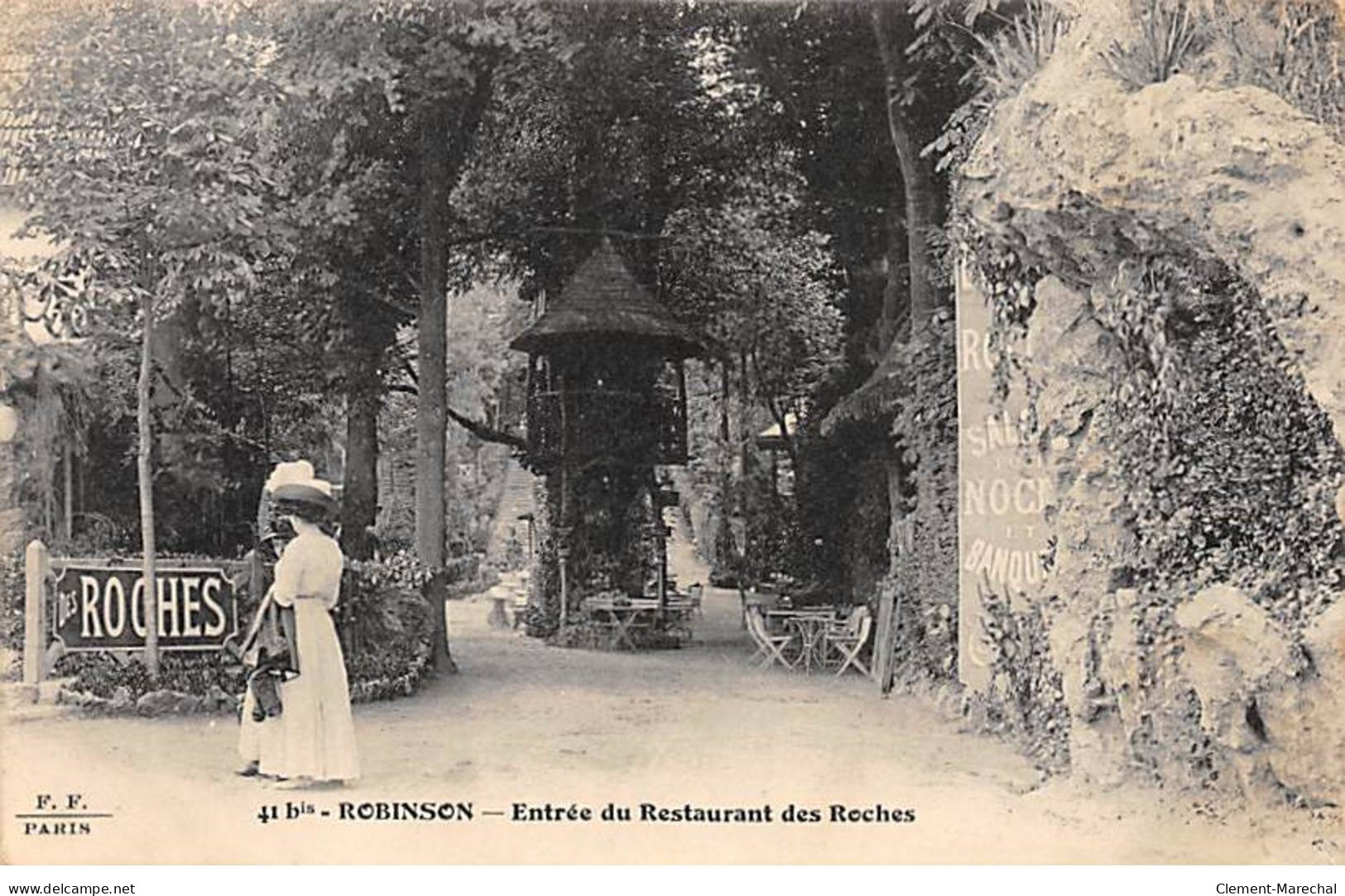 ROBINSON - Entrée Du Restaurant Des Roches - Très Bon état - Le Plessis Robinson