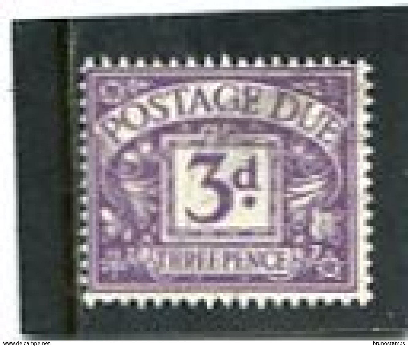 GREAT BRITAIN - 1959 POSTAGE DUE  CROWNS  WMK  3d   FINE USED - Impuestos