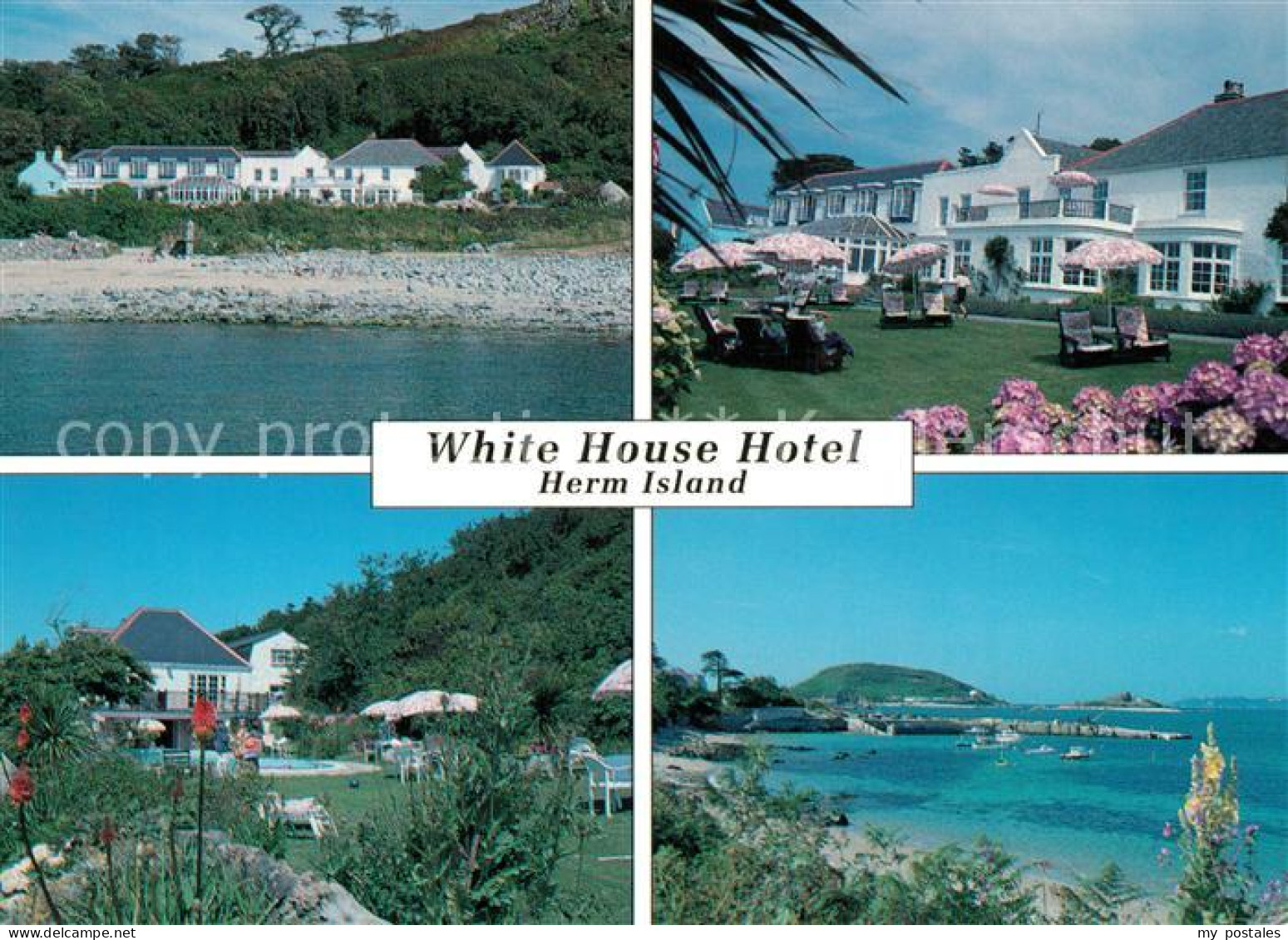 73492484 Herm Island White Hous Hotel Garten Panorama Herm Island - Island