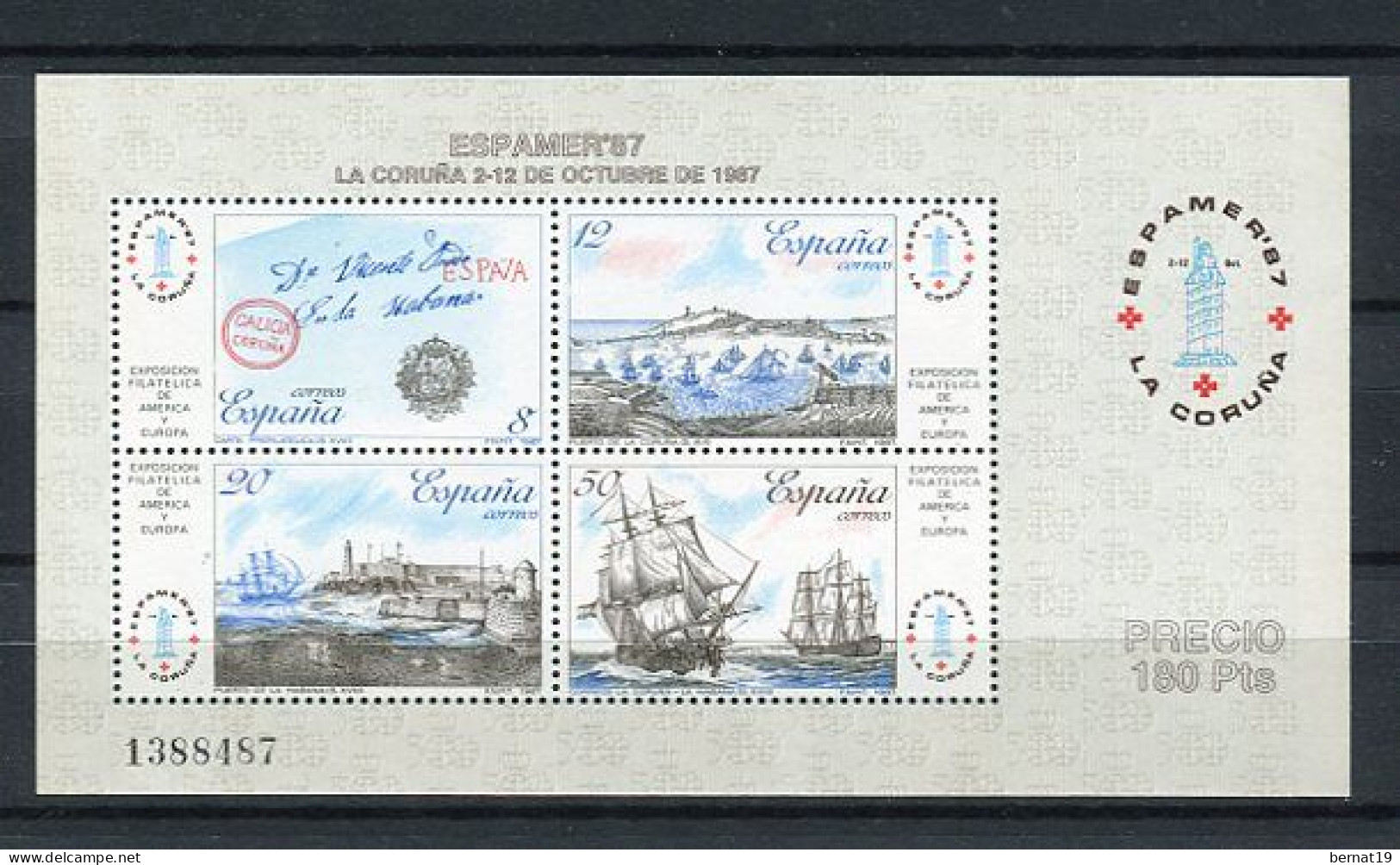 España 1987. Edifil 2916 ** MNH. - Blocks & Kleinbögen