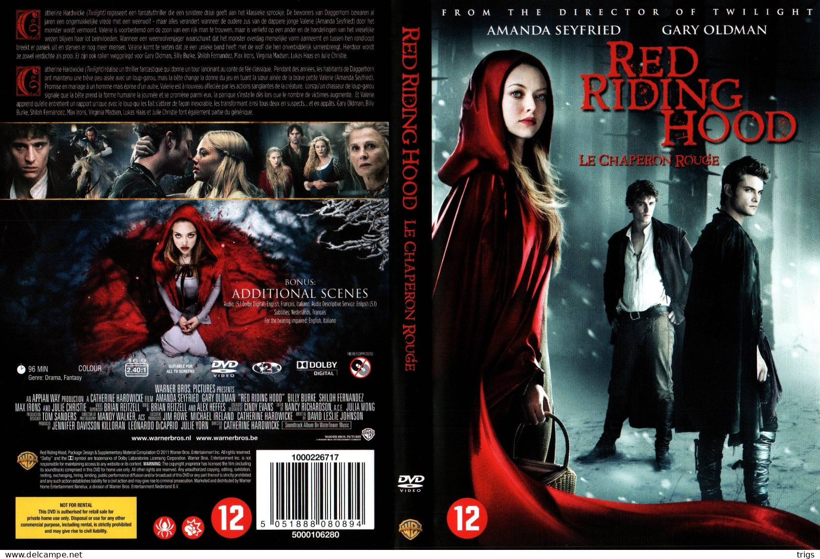 DVD - Red Riding Hood - Fantasy