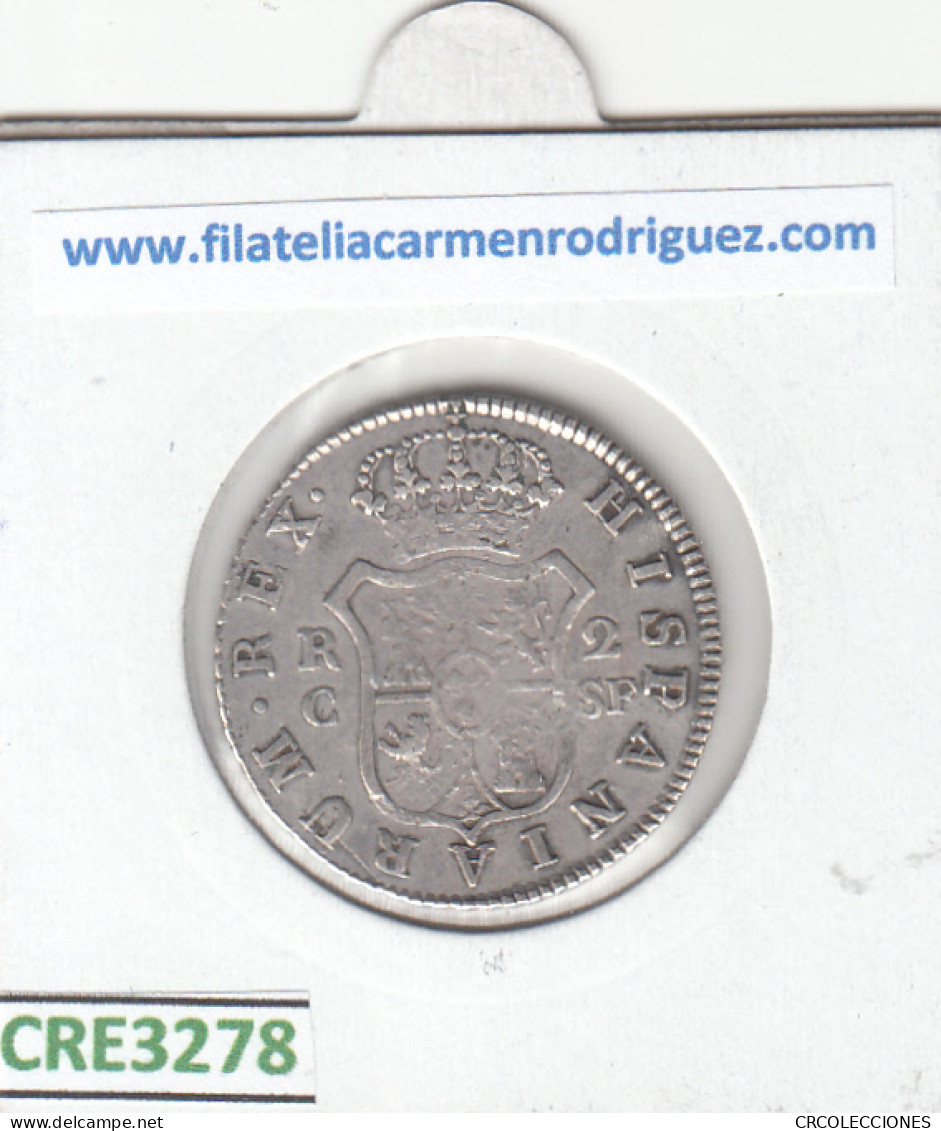 CRE3278 MONEDA ESPAÑA FERNANDO VII 2 REALES 1811 CALABRIA BC - Sonstige & Ohne Zuordnung