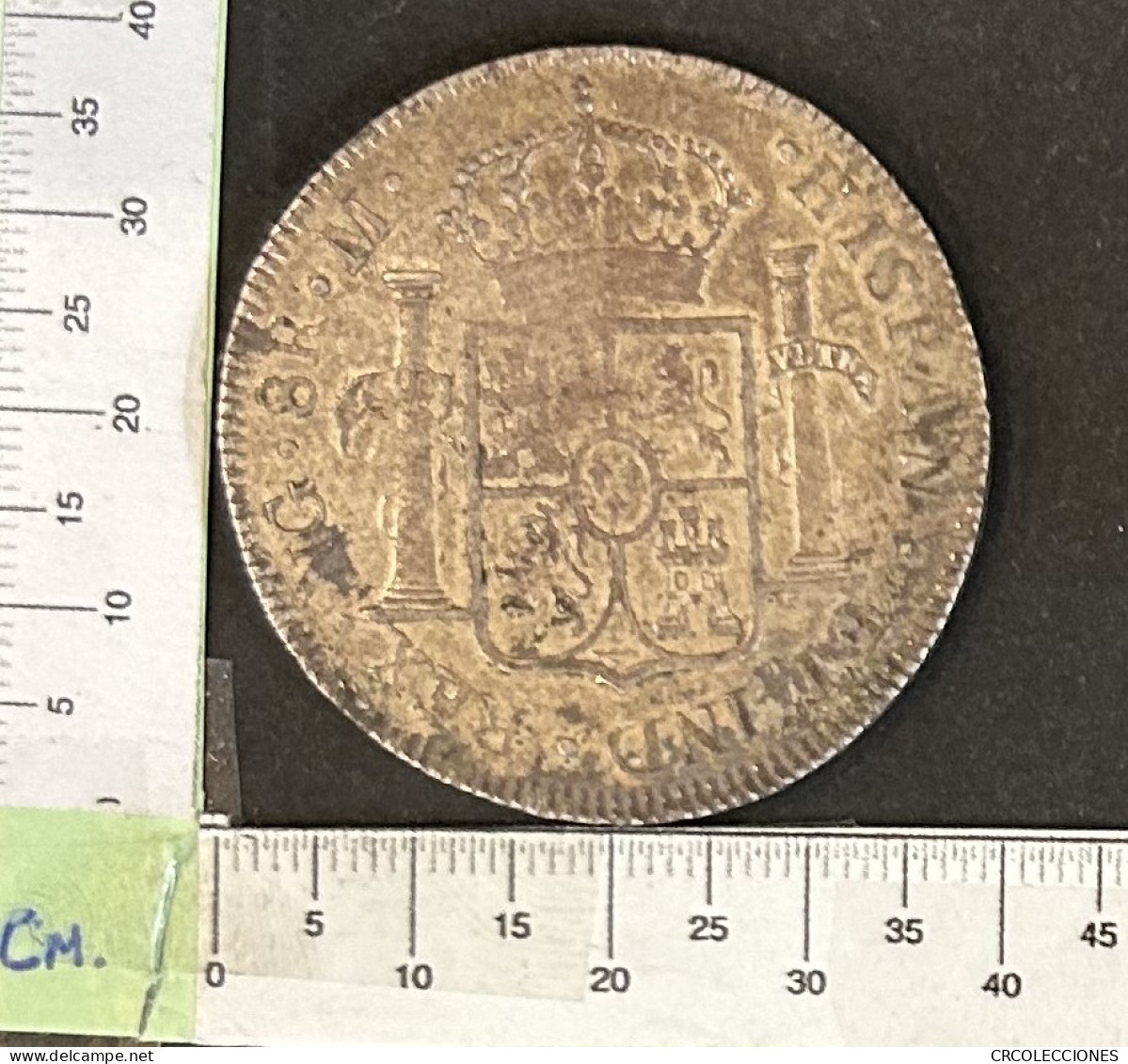 CRE3121 MONEDA ESPAÑA FERNANDO VII 8 REALES 1810 NG PLATA BC - Altri & Non Classificati