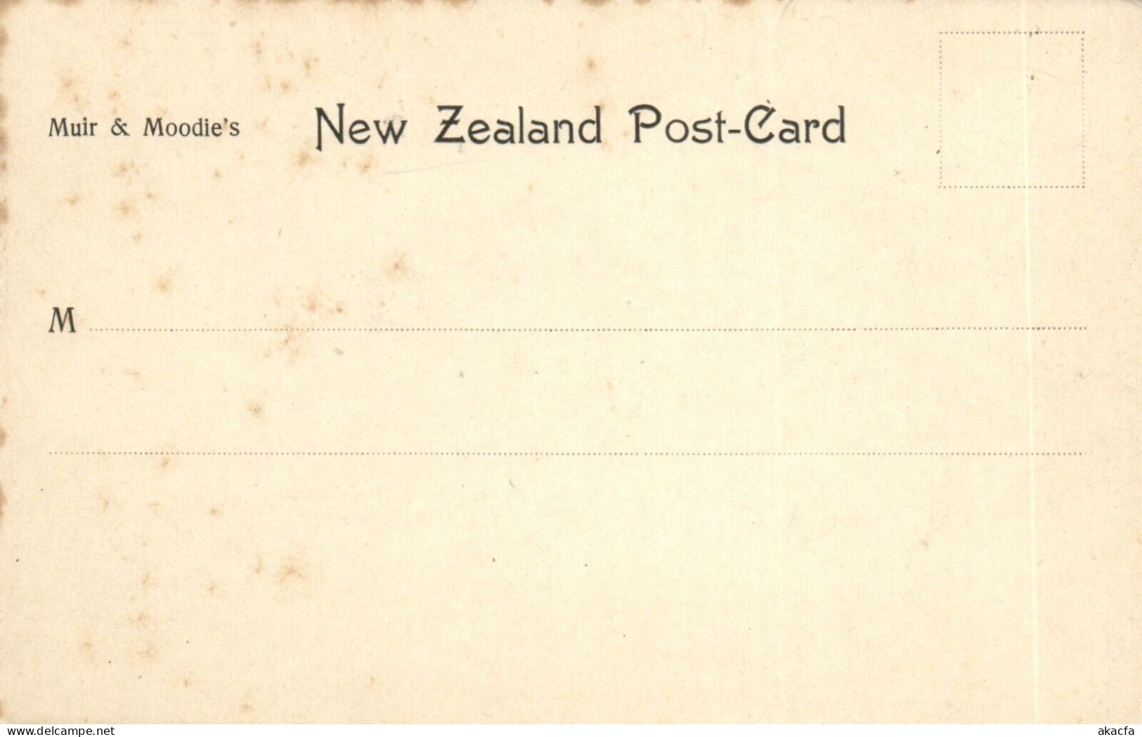 PC NEW ZEALAND SUTHERLAND FALL MITRE PEAK MILFORD SOUND, VINTAGE PC (b53646) - Nieuw-Zeeland