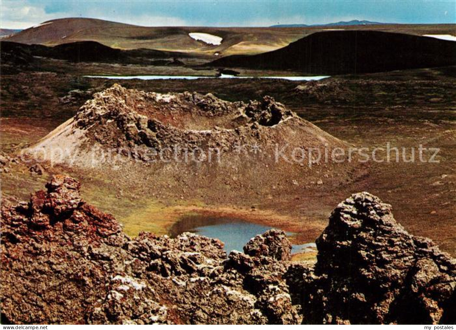 73479155 Island Ausgestorbener Krater In Veidivoetn Gebiet Island - Islande