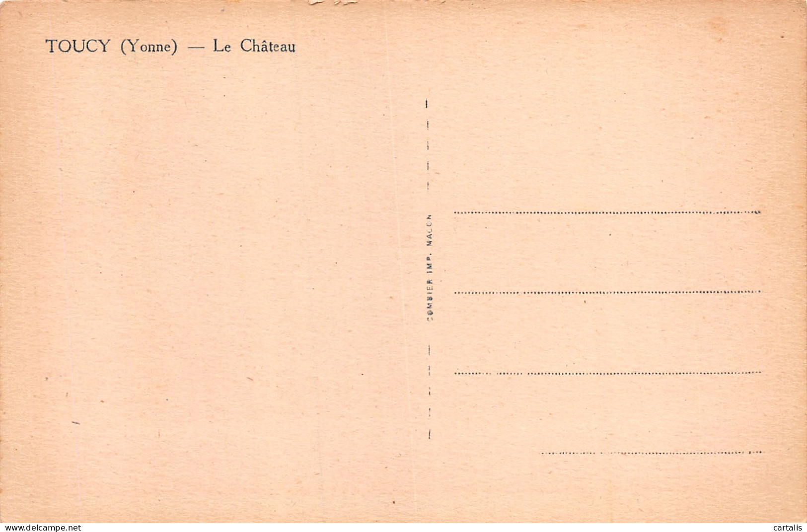 89-TOUCY-N°C4101-E/0117 - Toucy