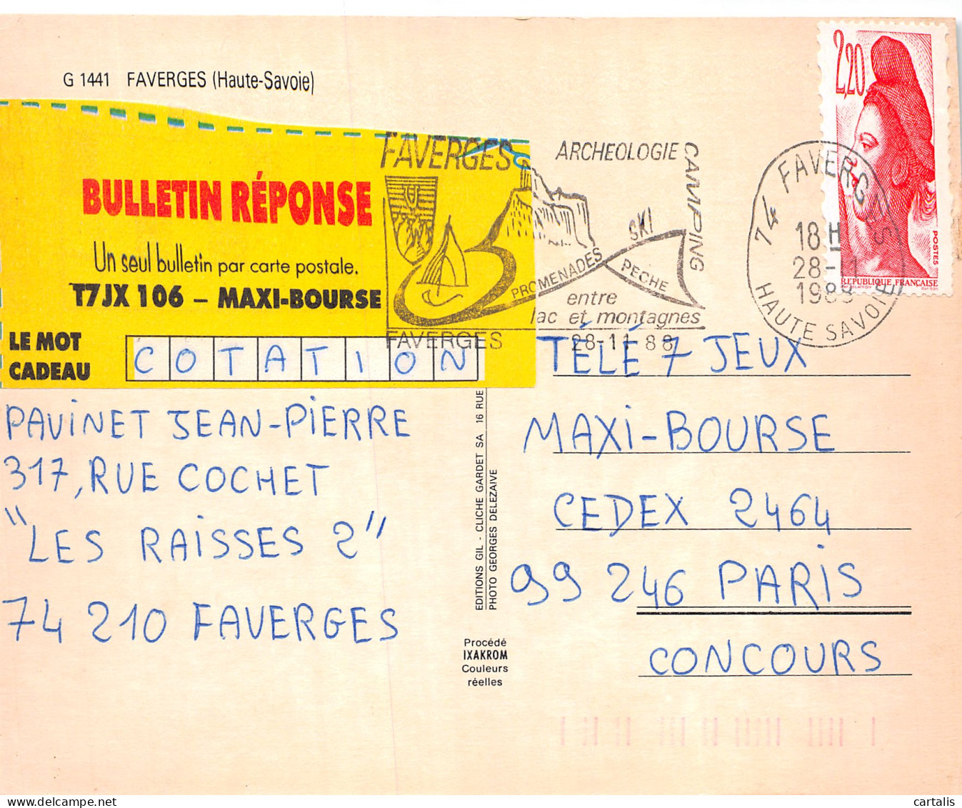 74-FAVERGES-N°C4105-A/0169 - Faverges