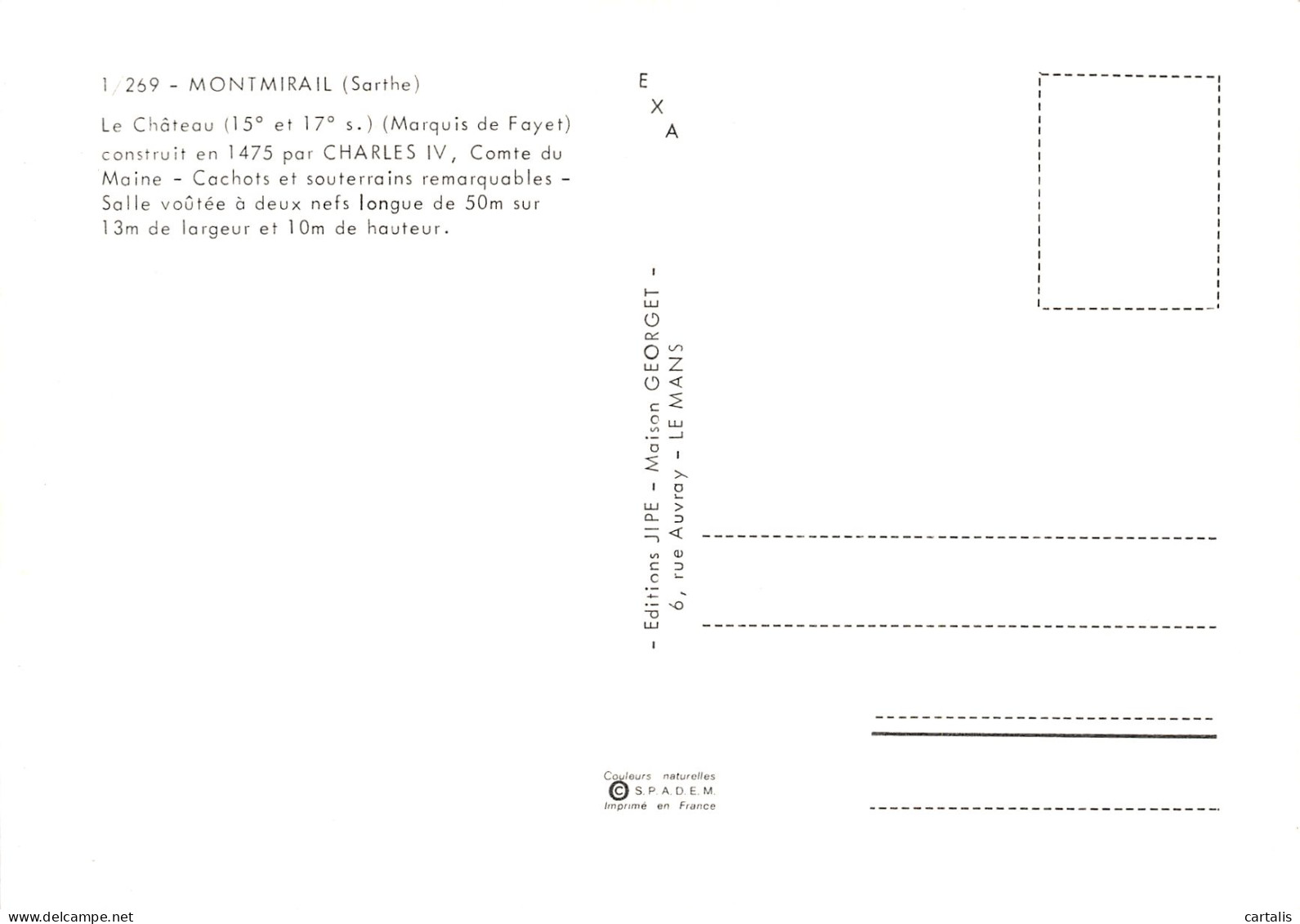 51-MONTMIRAIL-N°C4105-B/0209 - Montmirail