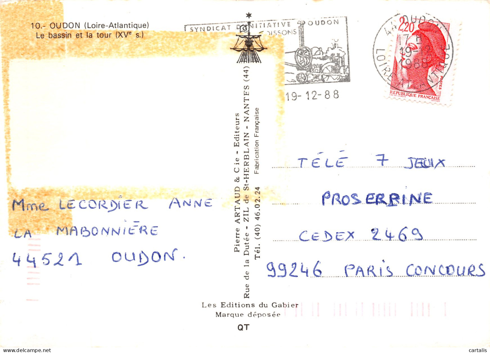 44-OUDON-N°C4106-A/0125 - Oudon