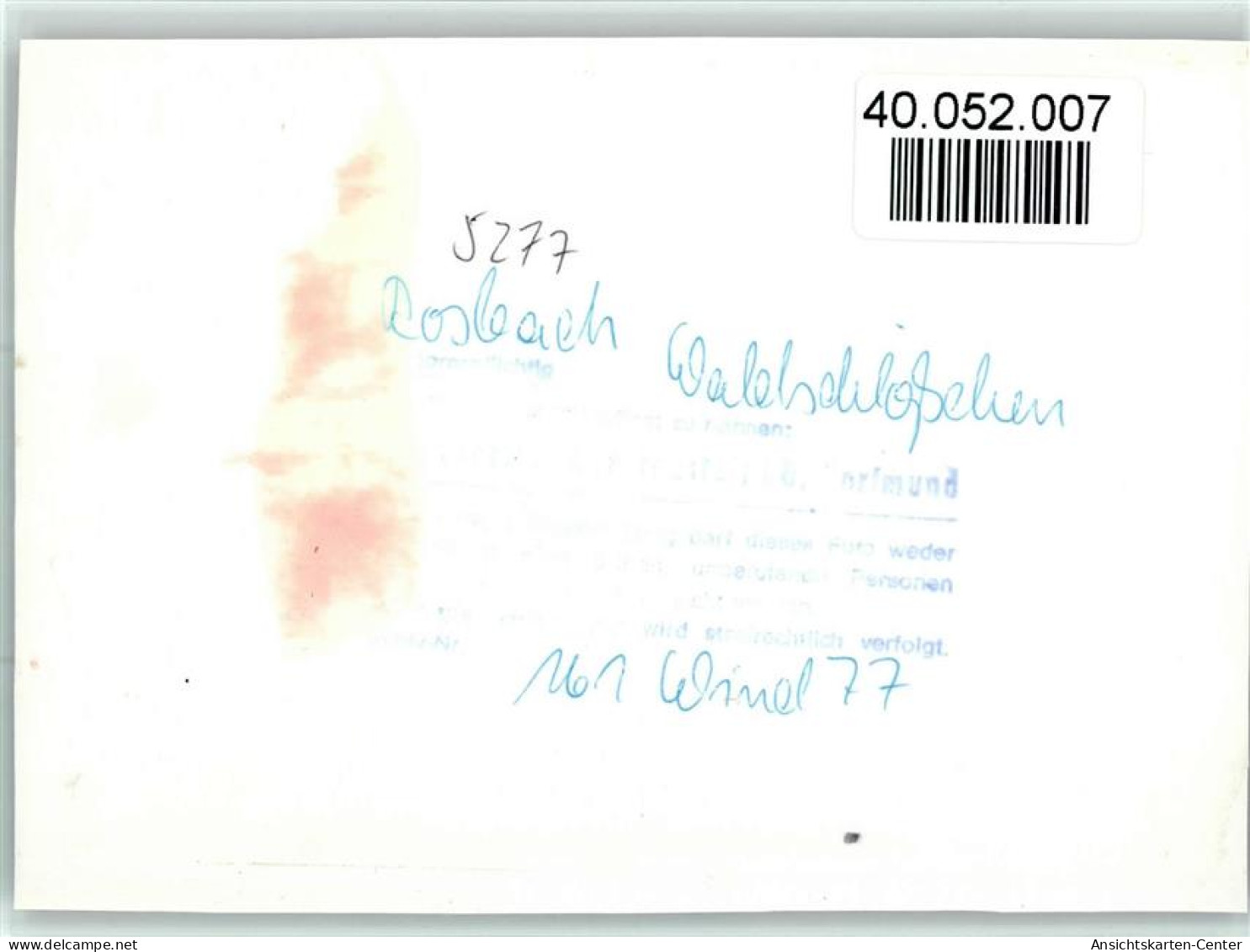 40052007 - Rosbach , Sieg - Windeck