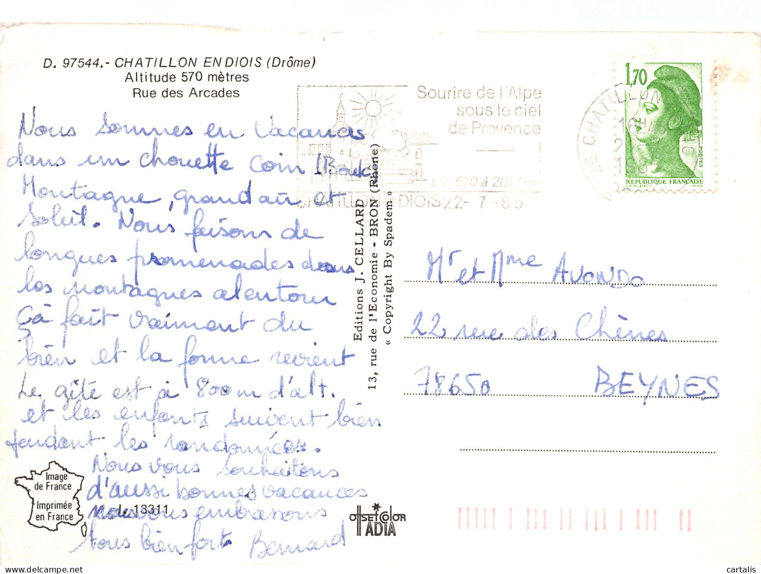 26-CHATILLON EN DIOIS-N°C4108-B/0175 - Châtillon-en-Diois