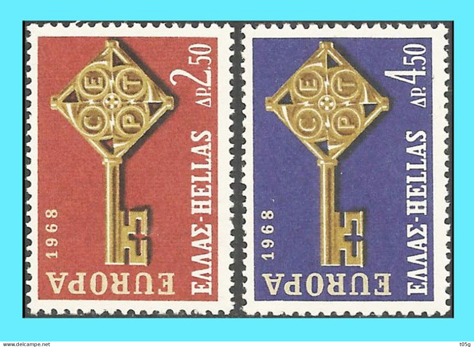 GREECE- GRECE - HELLAS 1968: Europa Set MNH** - Unused Stamps