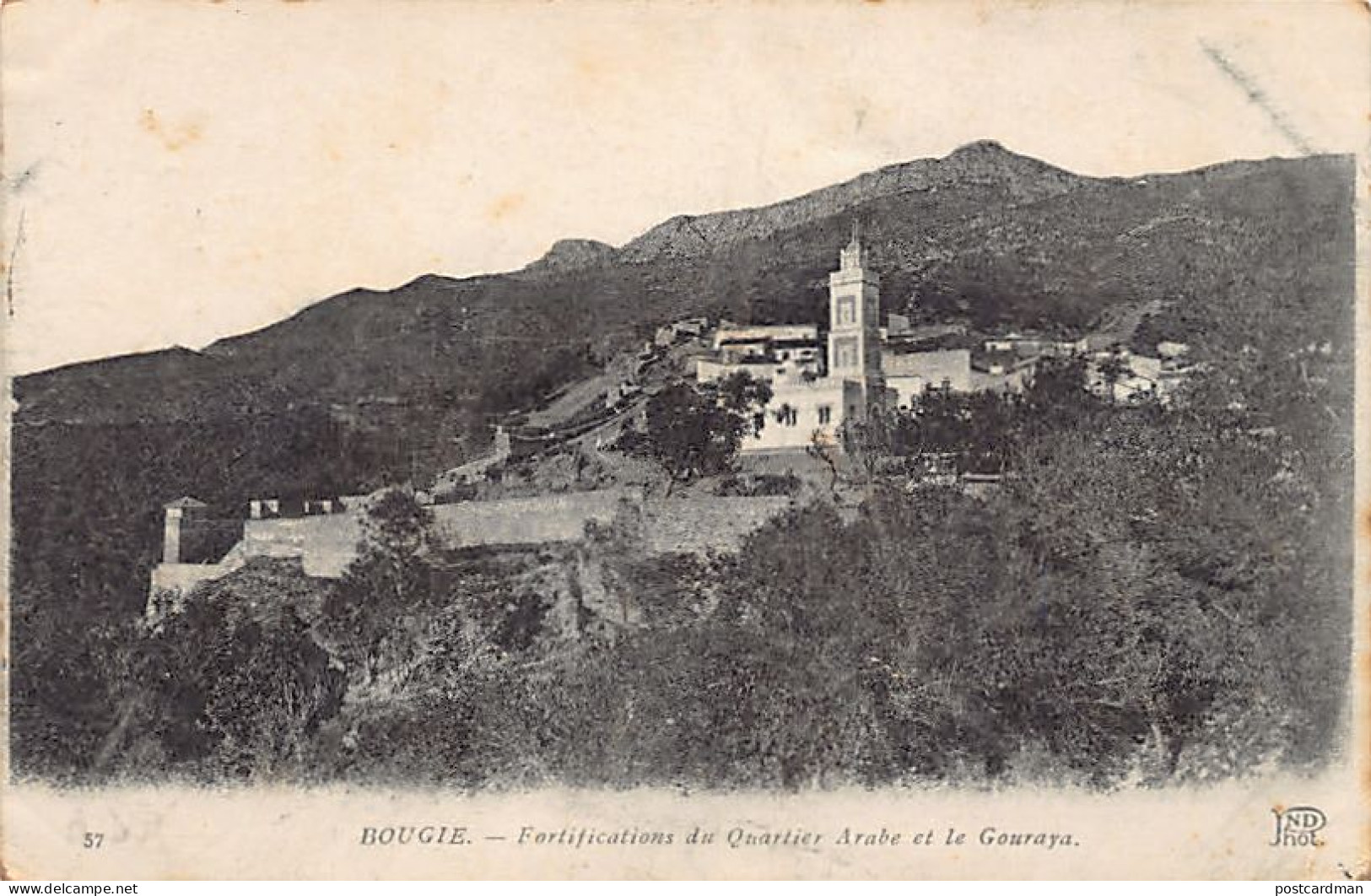 BÉJAÏA Bougie - Fortifications Du Quartier Arabe Et Le Gouraya - Bejaia (Bougie)