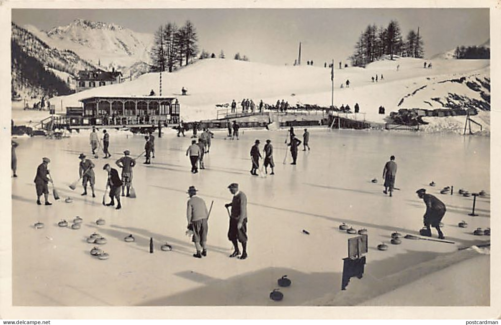 St. Moritz (GR) Curling-Rink Kulm Hotels - Verlag Engadin Press 1852 - Saint-Moritz