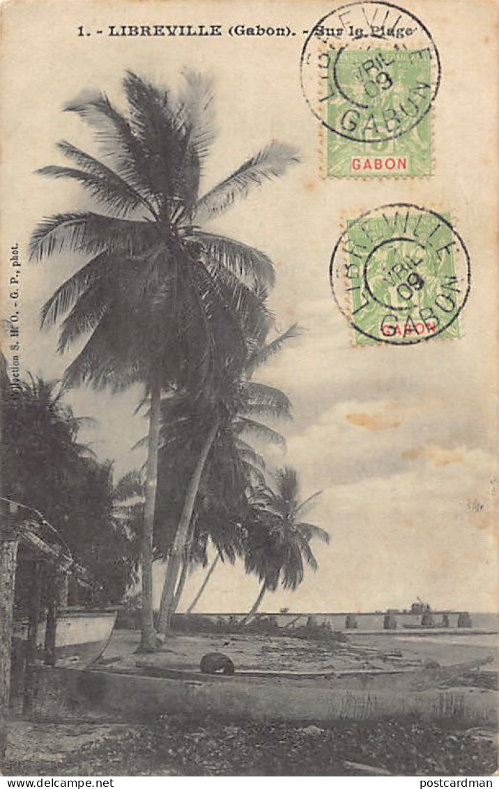 Gabon - LIBREVILLE - Sur La Plage - Ed. S.H.O. - G.P. 1 - Gabon