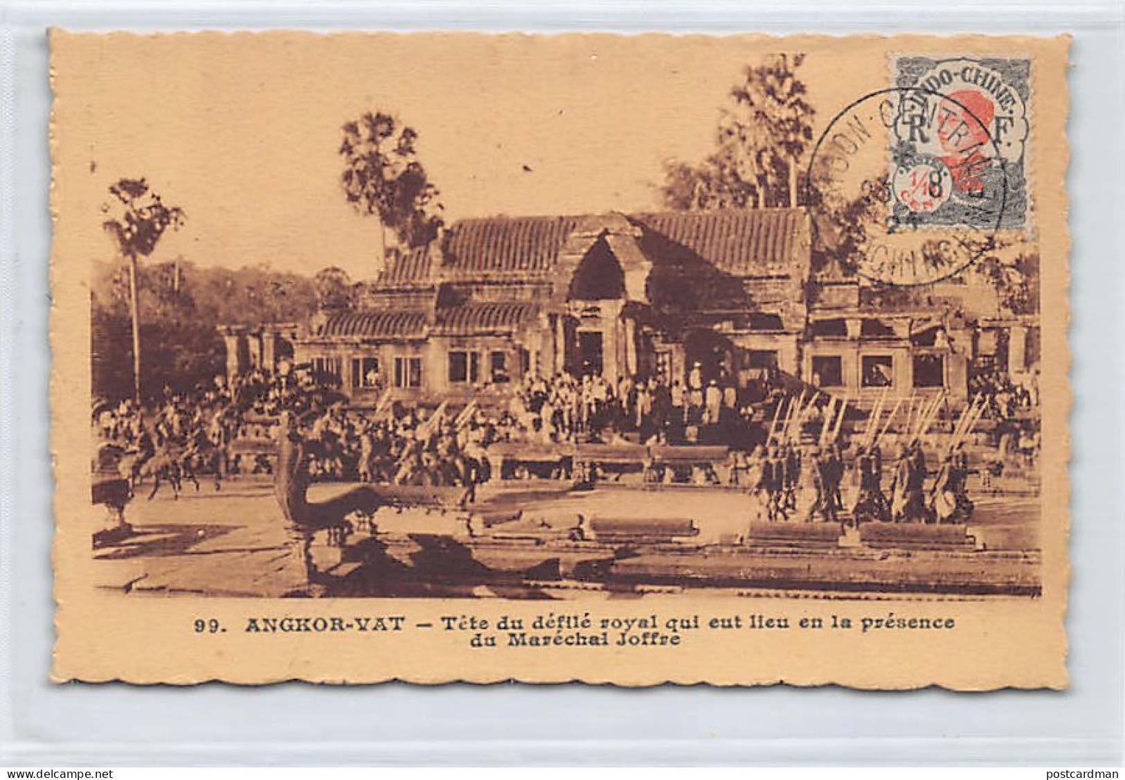 Cambodge - ANGKOR VAT - Tête Du Défilé Royal Qui Eut Lieu En La Présence Du Maréchal Joffre - Ed. Paulussen - Gillot 99 - Cambodge