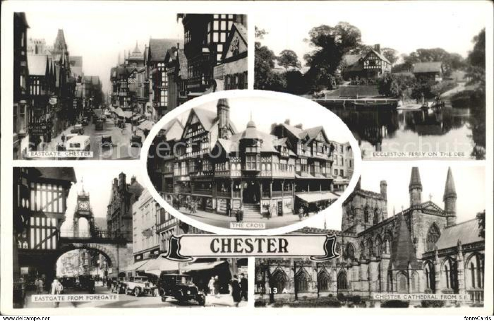 11732740 Chester Cheshire Eastgate Eccleston Ferry The Cross Cathedral Excel Ser - Andere & Zonder Classificatie