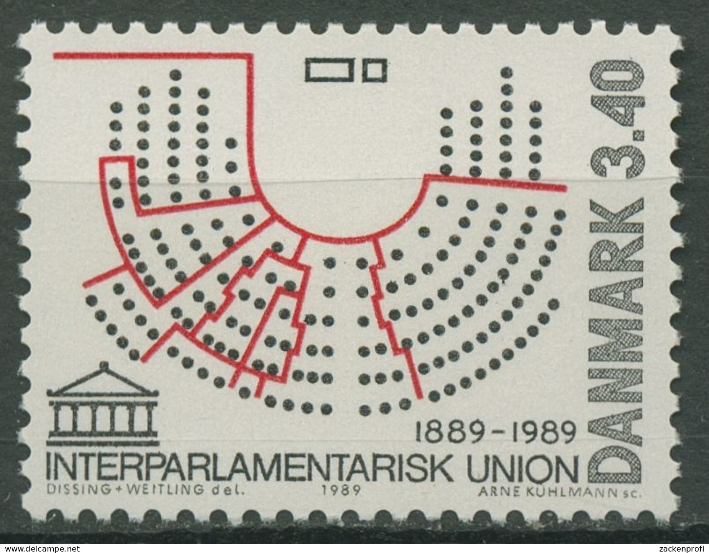 Dänemark 1989 Interparlamentarische Union IPU Folketing 954 Postfrisch - Neufs