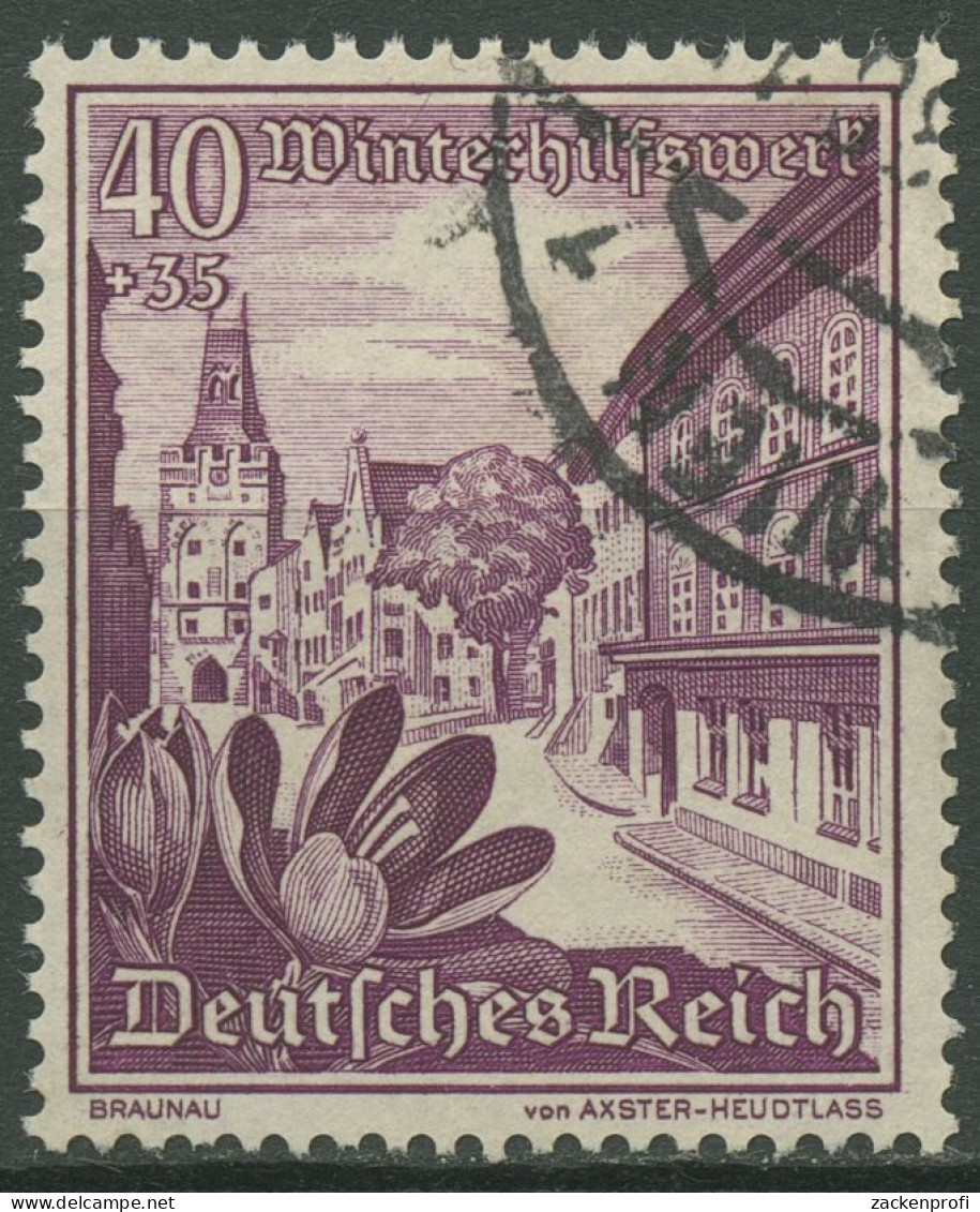 Deutsches Reich 1938 Winterhilfswerk WHW Ostmarklandschaften 683 Gestempelt - Usados