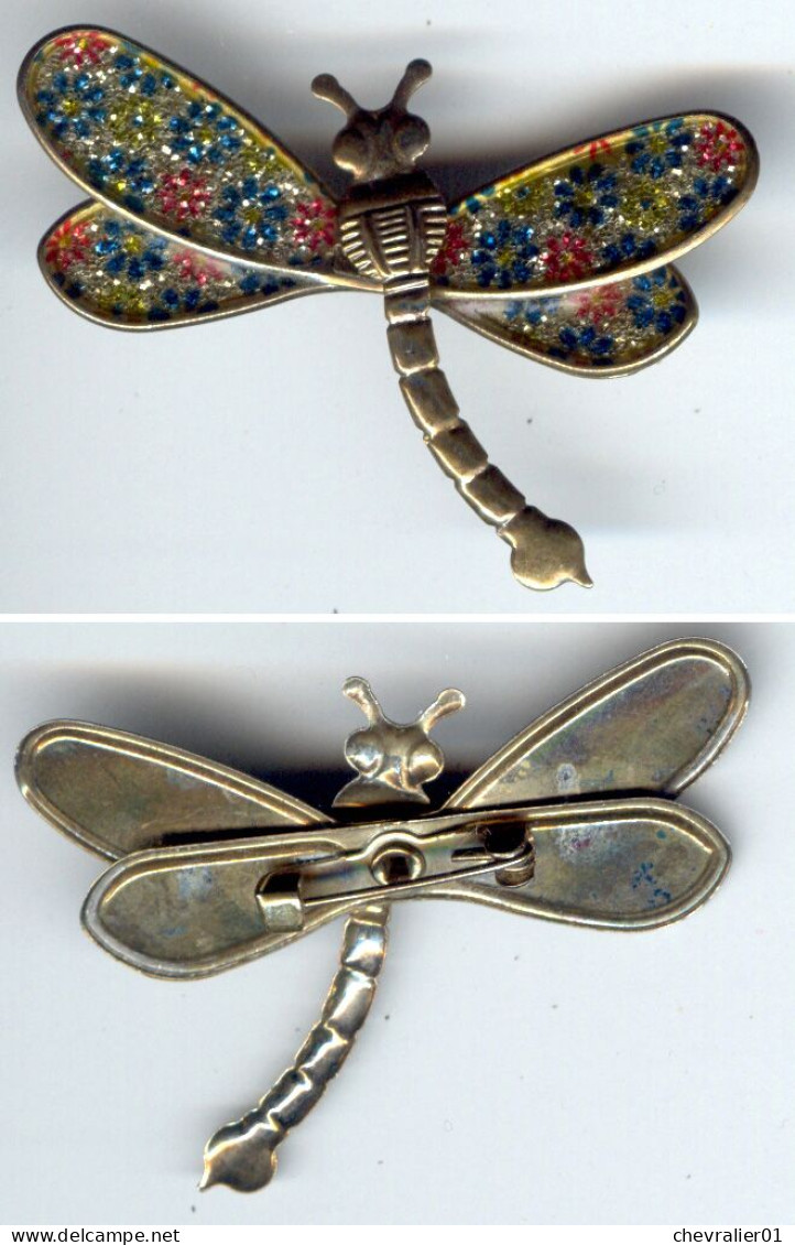 Bijoux-broche_13_Libellule-Dragonfly-Libelle - Broschen