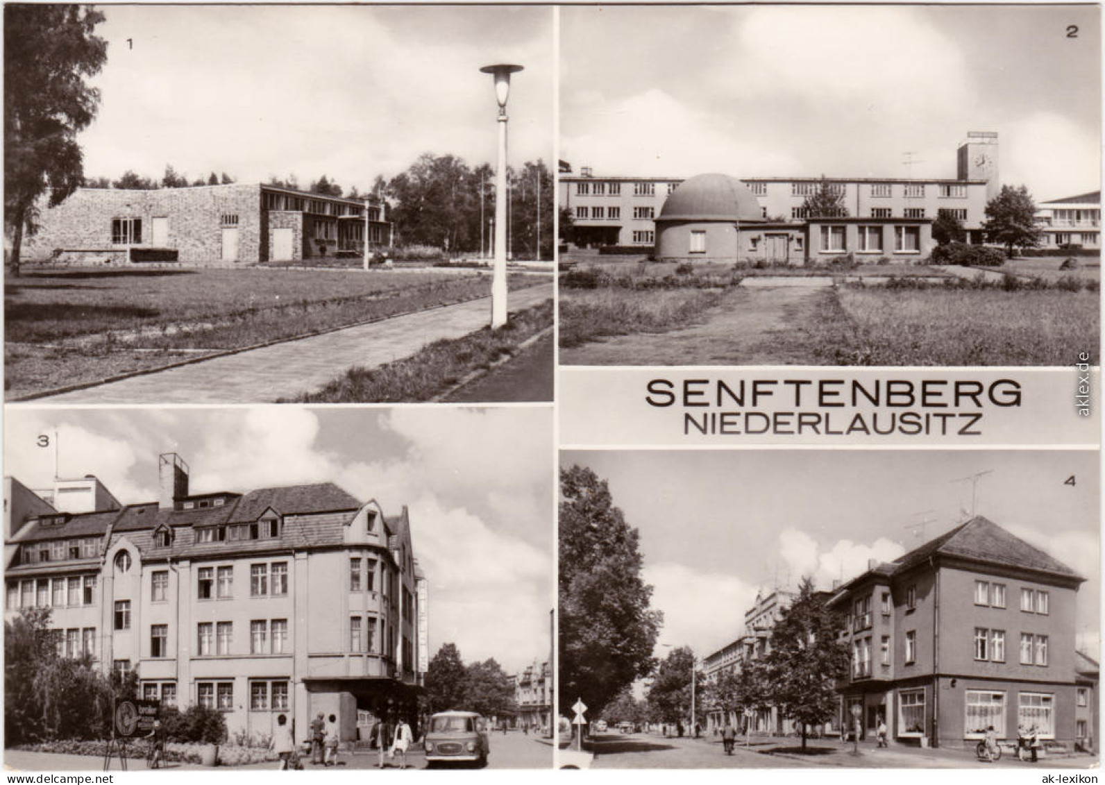 Senftenberg  Schwimmbad, Planetarium Kaufhaus, Bahnhofstraße - Senftenberg